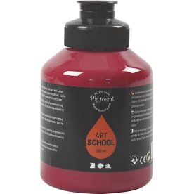 Pigment Kunstnermaling, 500 ml, dark red