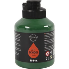 Pigment Kunstnermaling, 500 ml, dark green