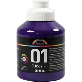 A'Color Akrylmaling, 500 ml, blank, violet