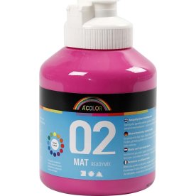 A'Color Akrylmaling, 500 ml, mat, pink