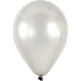 Balloner, sølv, 8 stk