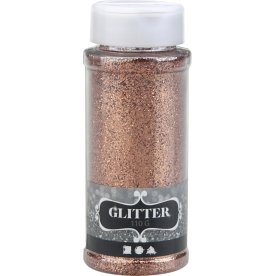 Glitterdrys, kobber, 110 g