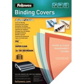 Fellowes Binding Covers A4, super clean, 300 my