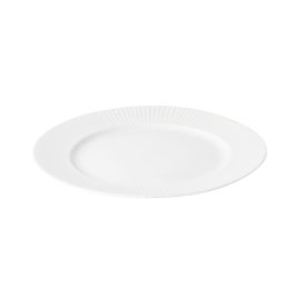 Aida Groovy Middagstallerken, hvid