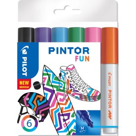 Pilot Pintor Fun Marker | M | 6 farver