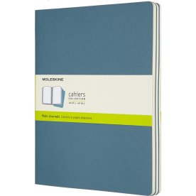 Moleskine Cahier Notesbog | XL | Blan. | Blå