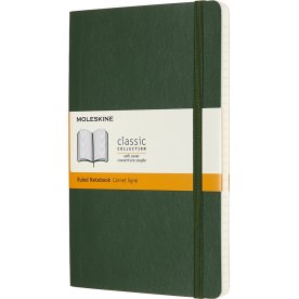Moleskine Clas. S Notesbog | L | Linj. | M.grøn