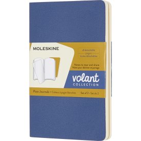 Moleskine Volant Notesbog | Pkt. | Blan. | Blå/gul