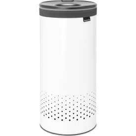 Brabantia Vasketøjskurv, 35 L, hvid/grå