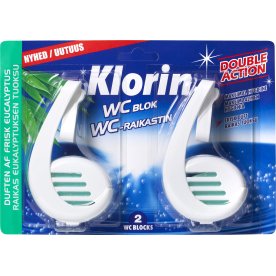 Klorin WC-blok | Eukalyptus | 2 stk