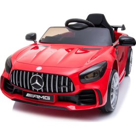 El-drevet Mercedes GTR AMG børnebil, 12V, rød