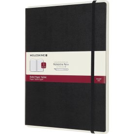 Moleskine Smart Tablet Notesbog | XL | Lin. | Sort