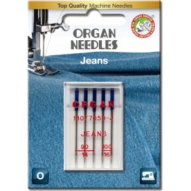 Organ Jeans nåle til symaskine | 5 stk.