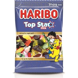 Haribo Top Star Mix Slik, 375 g