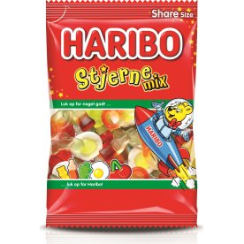 Haribo Stjerne Mix Slik, 375 g