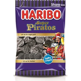 Haribo Super Piratos Lakridser, 340 g