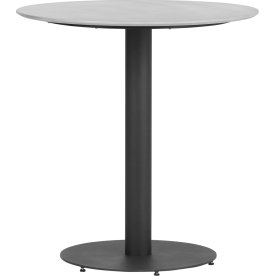 Hector cafebord i grå durafit, Ø70 cm