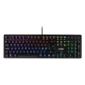 FOURZE GK130 mekanisk RGB belyst gaming tastatur