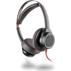 Poly Blackwire 7225 USB-A stereo headset, sort