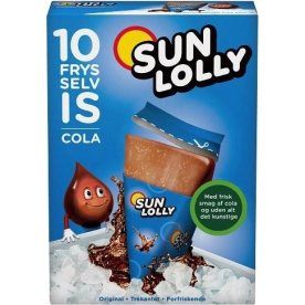 Sun Lolly Frys-Selv-Is Cola | 10 stk.