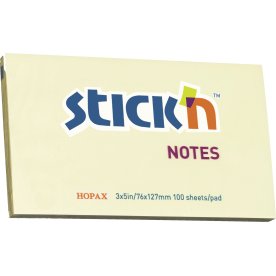 Stick'n Notes | 76x127 mm | Gul