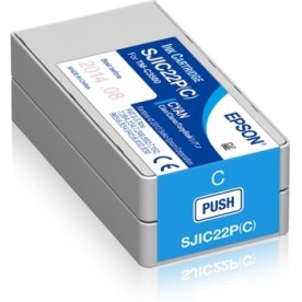 Epson SJIC22P(C) blækpatron, cyan