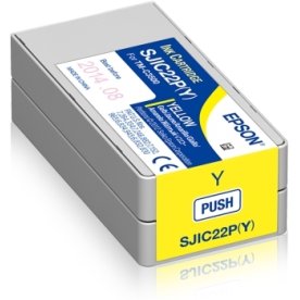 Epson SJIC22P(Y) blækpatron, gul