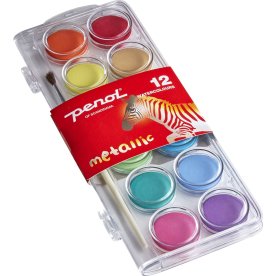 Penol Farvelade | 30 mm | 12 metallicfarver