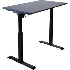 Sun-Flex Elite Hæve/sænkebord, 120x60cm, sort/sort
