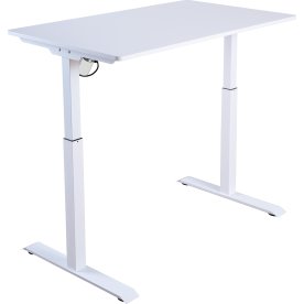 Sun-Flex Elite Hæve/sænkebord, 120x70cm, hvid/hvid