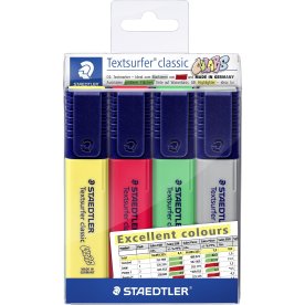 Staedtler Excellent Colors Highlighter | 4 farver