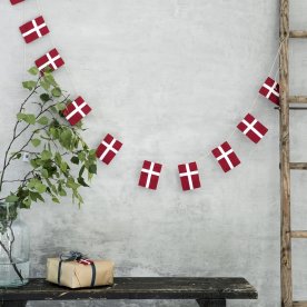 Langkilde & Søn Stor flagranke med 10 flag