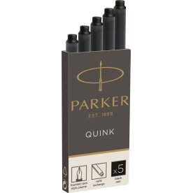 Parker Quink Refill | Fyldepen | Sort | 5 stk.