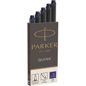 Parker Quink Refill | Fyldepen | Blå | 5 stk.