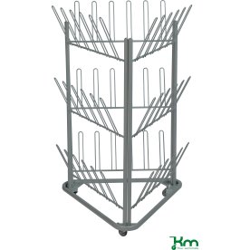 Skostativ, 780x714x1192, Grålakeret