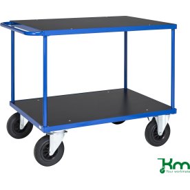 Flexi 330 bordvogn, 100x70x89, Blålakeret stål