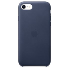 Apple iPhone 7/8/SE 2020 læder cover, natblå