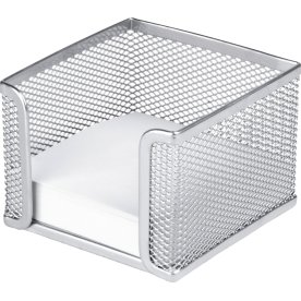 Office MESH Memoholder m. blok | Sølv