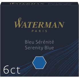 Waterman INT Refill K | Fyldepen | Blå | 6 stk.