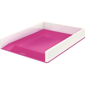 Leitz WOW Brevbakke | Hvid/pink