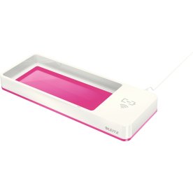 Leitz WOW Penneholder | Hvid/pink