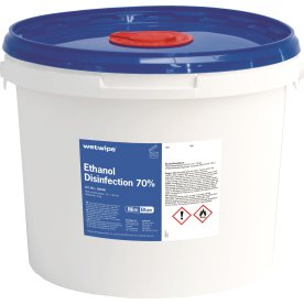 Wet Wipe Ethanol 70% | Mini Blue Wipes | 400 stk