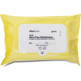 Plum WipeClean Alco Free | Wipes | Small | 25 stk