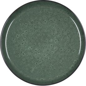 Bitz Gastro tallerken sort/grøn, Ø 27 cm
