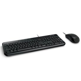 Microsoft Wired Desktop 600 mus/tastatur-sæt, sort