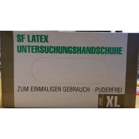 Latexhandsker pudderfri, x-large, natur, 100 stk