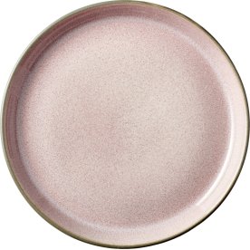 Bitz Gastro tallerken grå/rosa, Ø 17 cm