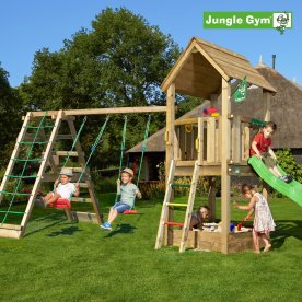 Jungle Gym Club 2.1 legetårn m/climb & rutsjebane