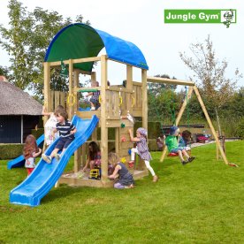 Jungle Gym Farm legetårn, swingmodul & rutschebane