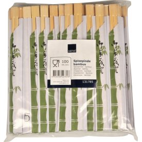Spisepinde, Bambus, 21 cm